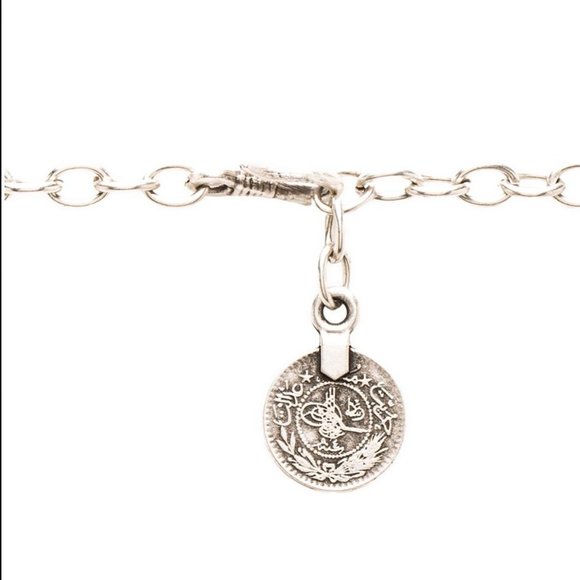 Natalie B Jewelry Eyes of Troy Necklace in Silver - Picture 3 of 4